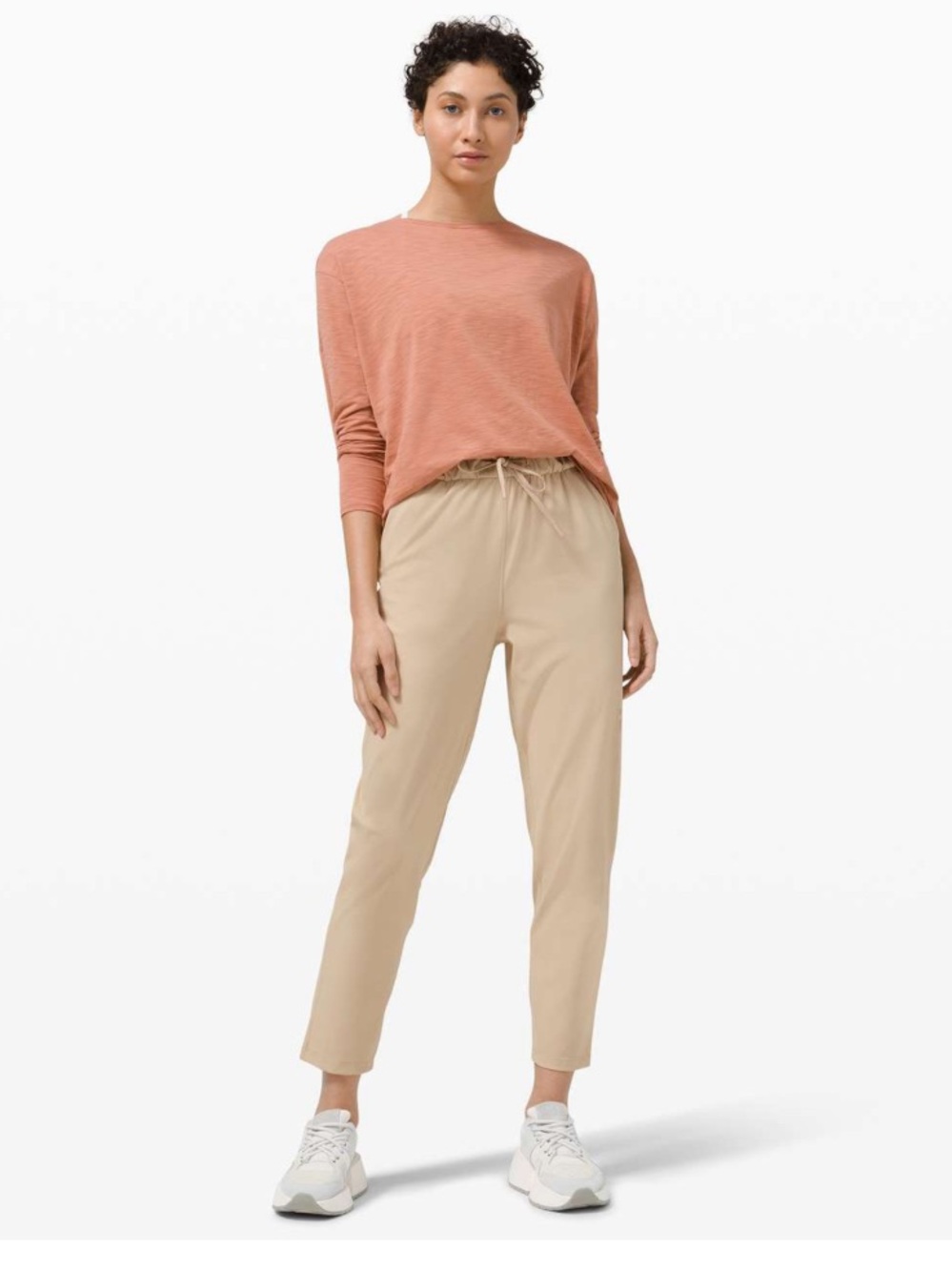 lululemon athletica 7/8 High-Rise Ankle Pants in Trench Tan
